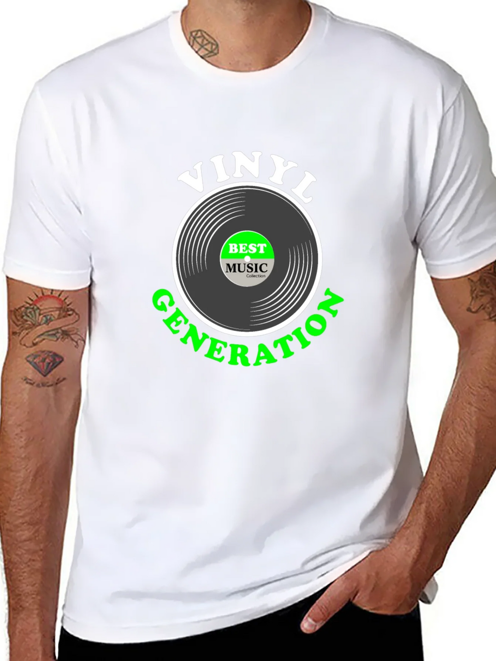 Vinyl Generation Black T-Shirt product image 6