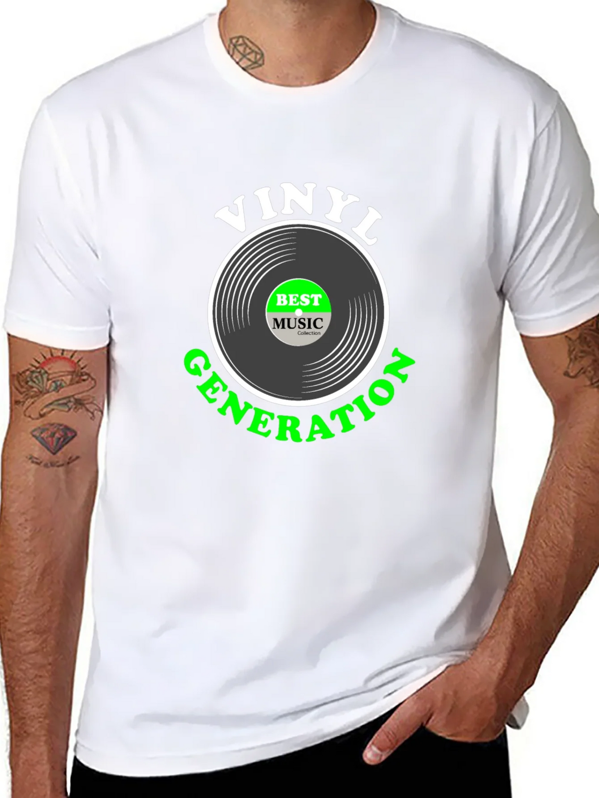 Vinyl Generation Black T-Shirt product image 6