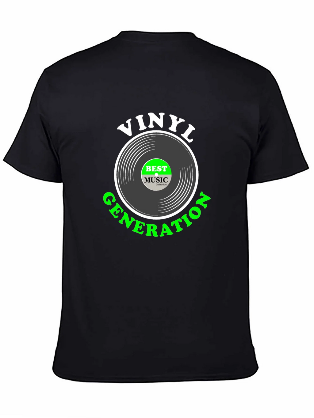 Vinyl Generation Black T-Shirt product image 3