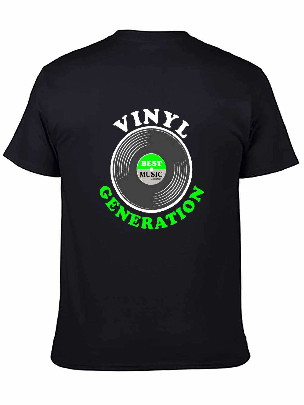 Vinyl Generation Black T-Shirt product image 3