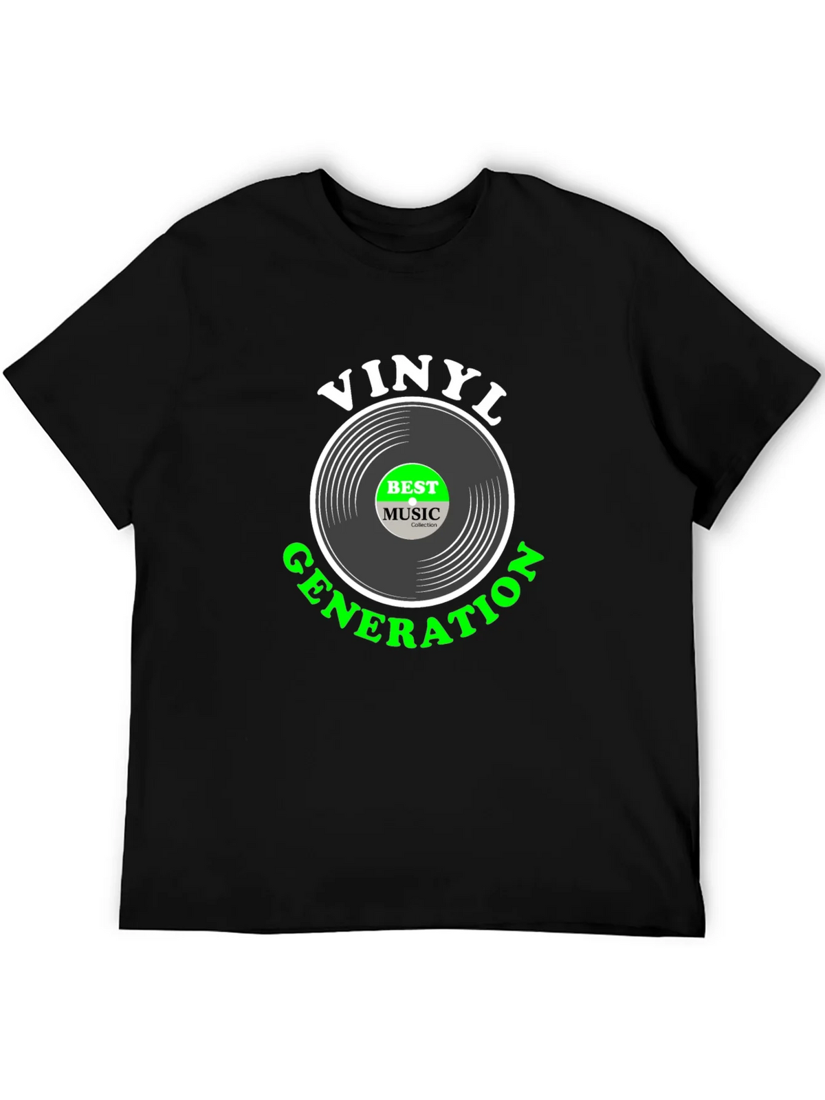 Vinyl Generation Black T-Shirt product image 4