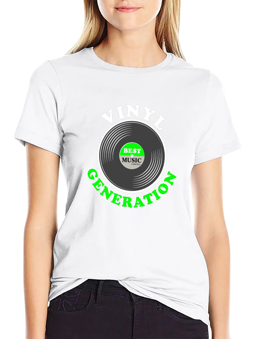 Vinyl Generation Black T-Shirt product image 7