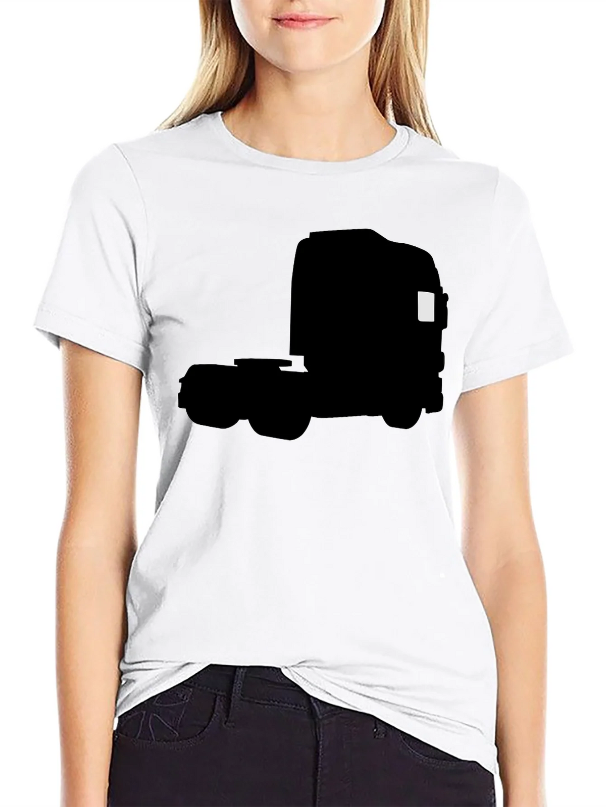 Truck Silhouette Graphic Tee - Black product image 8
