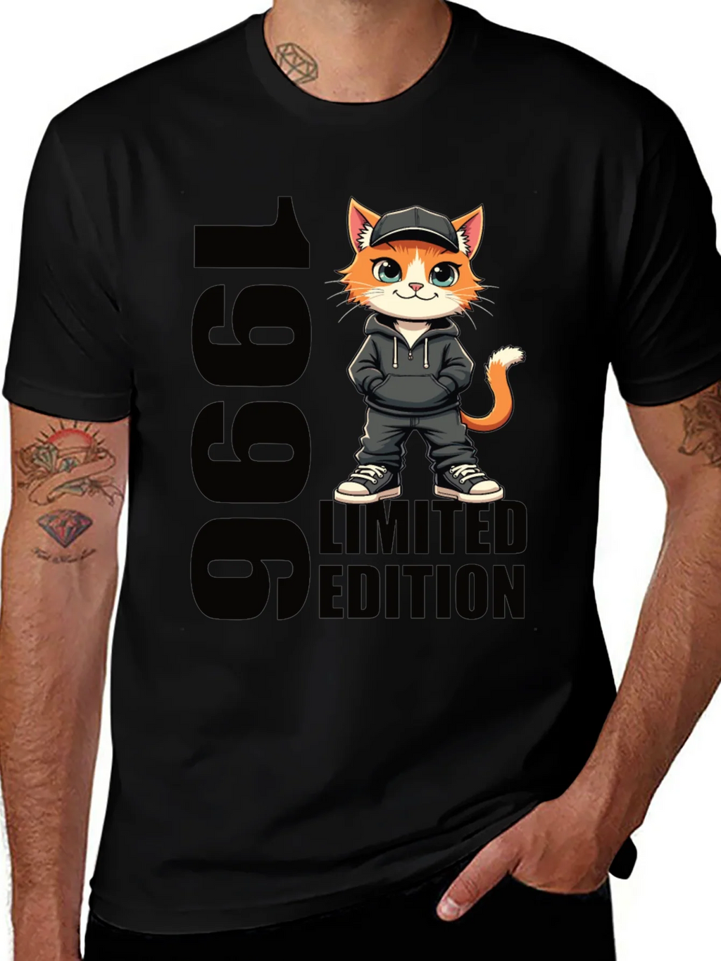 1996 Limited Edition Cat Graphic T-Shirt product image 1