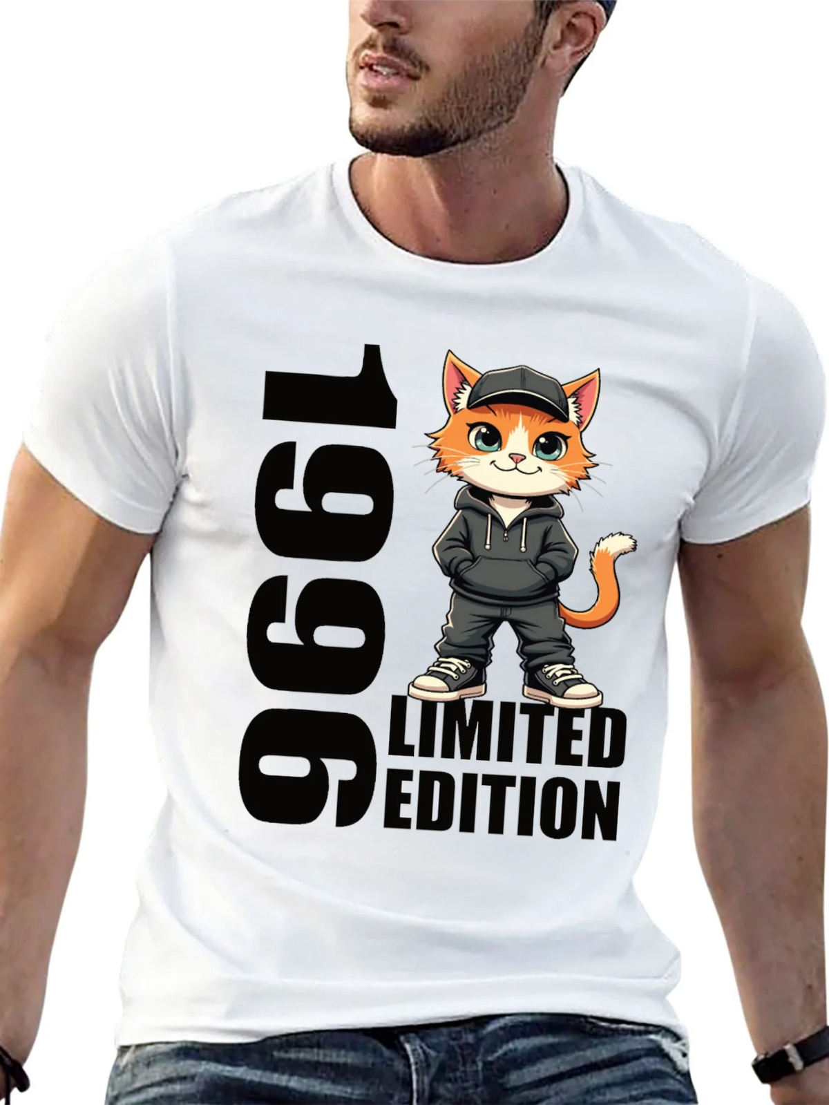 1996 Limited Edition Cat Graphic T-Shirt product image 12