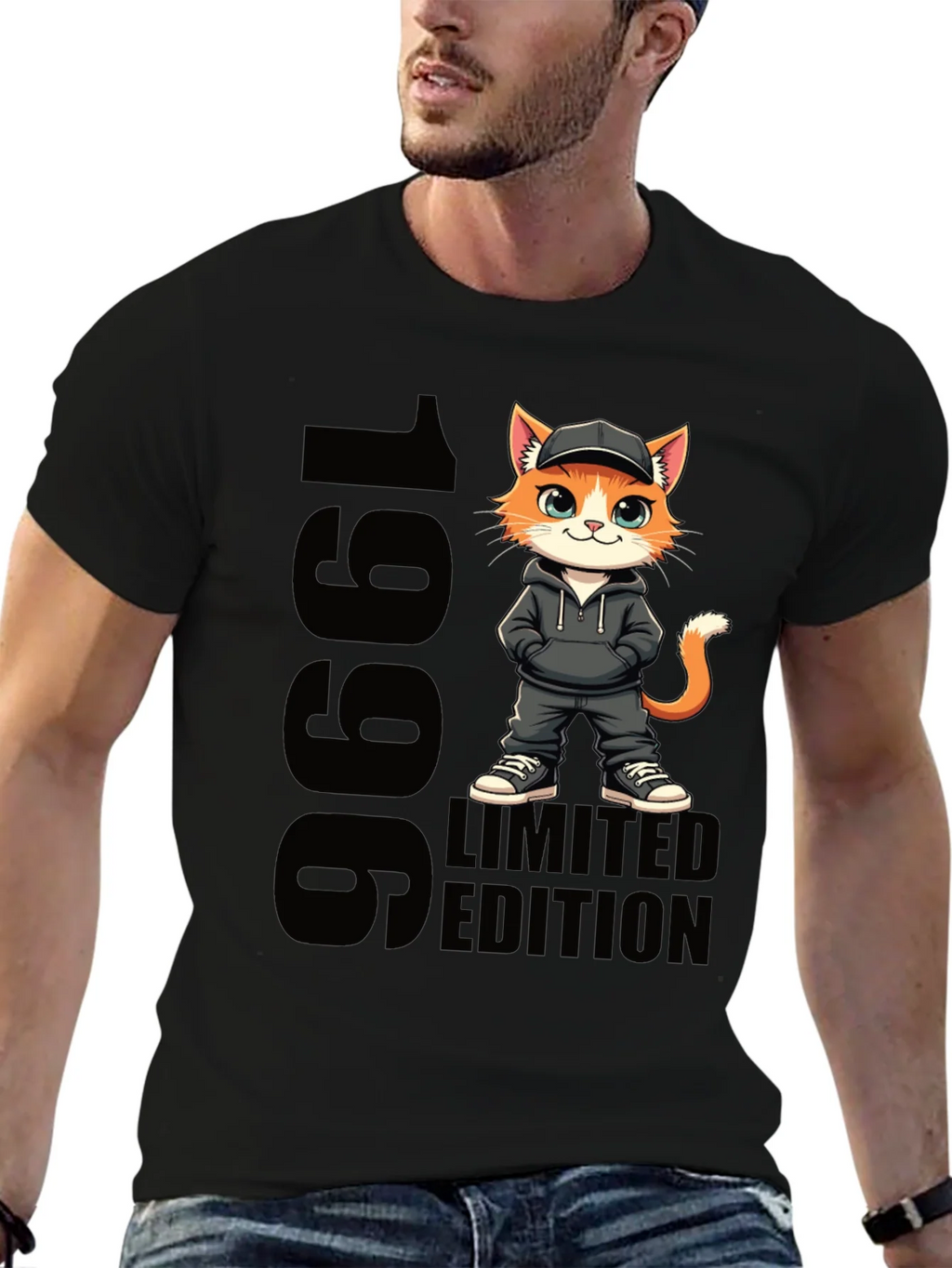 1996 Limited Edition Cat Graphic T-Shirt product image 6
