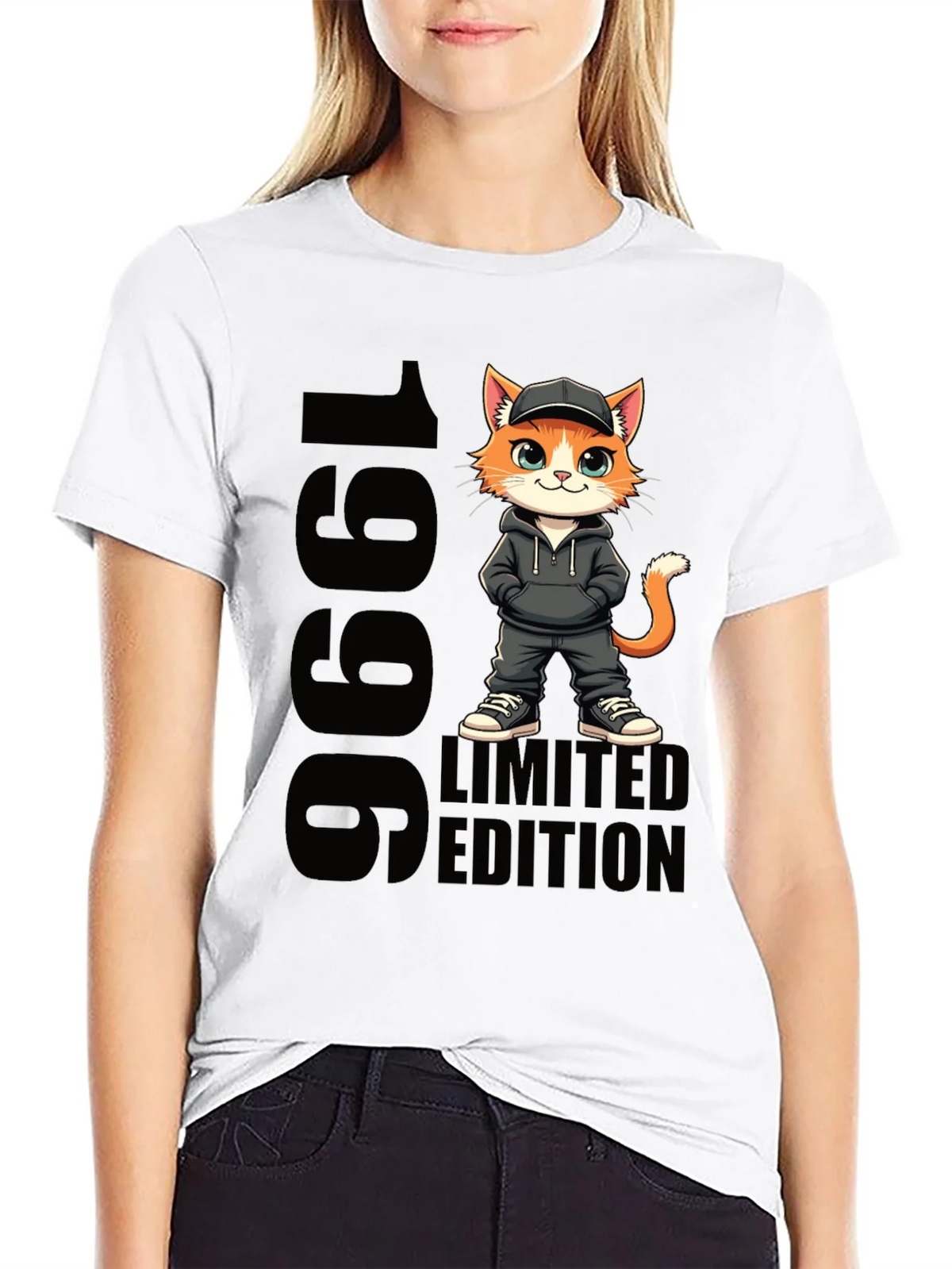 1996 Limited Edition Cat Graphic T-Shirt product image 8