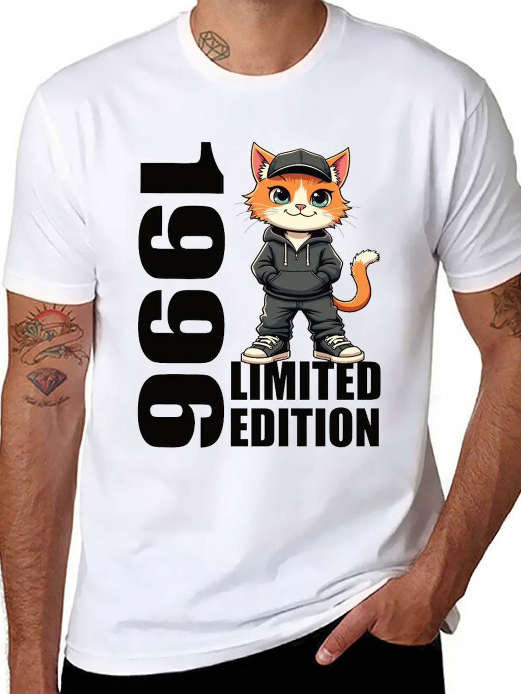 1996 Limited Edition Cat Graphic T-Shirt product image 7