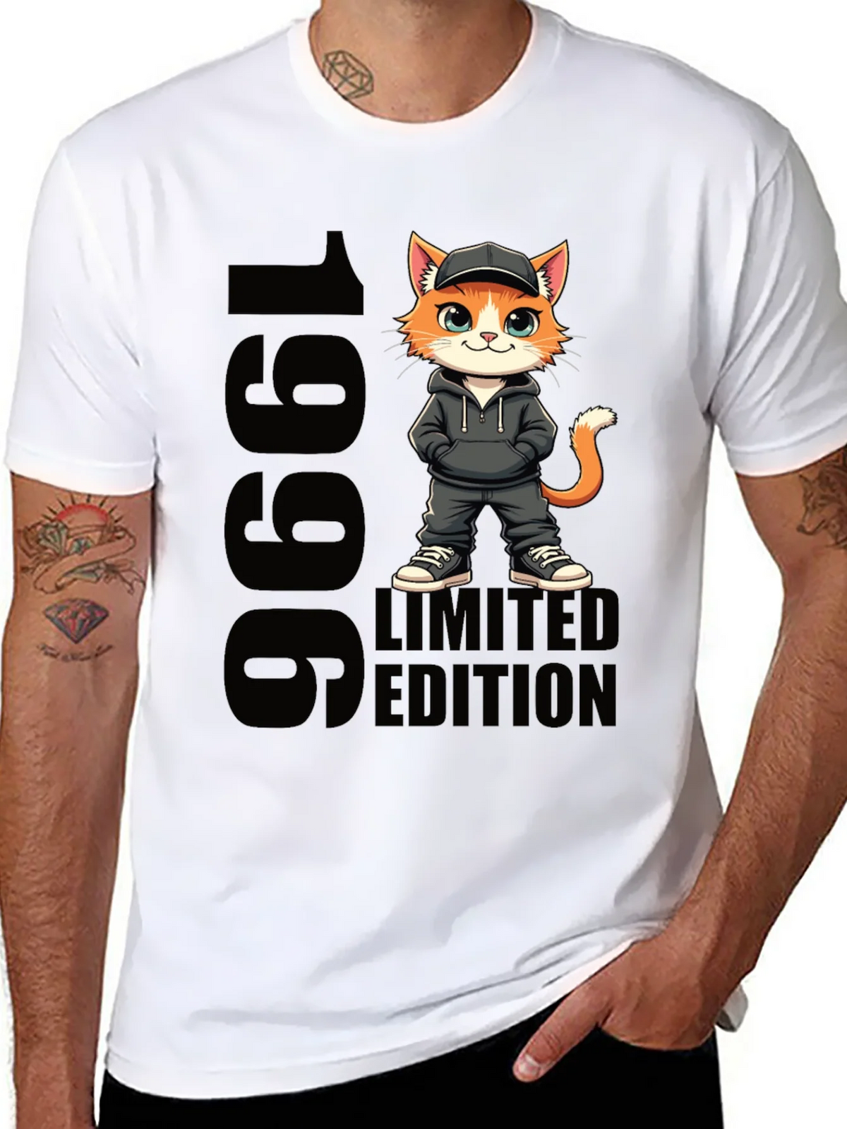 1996 Limited Edition Cat Graphic T-Shirt product image 7
