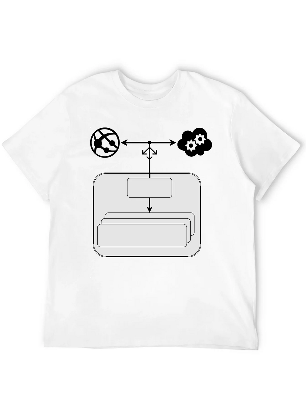 Cloud Network T-Shirt: Server Data Flow Tee product image 9