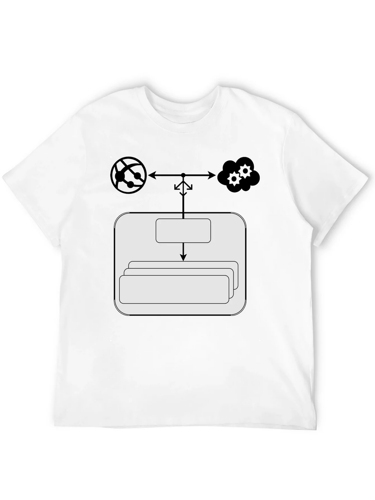 Cloud Network T-Shirt: Server Data Flow Tee product image 9