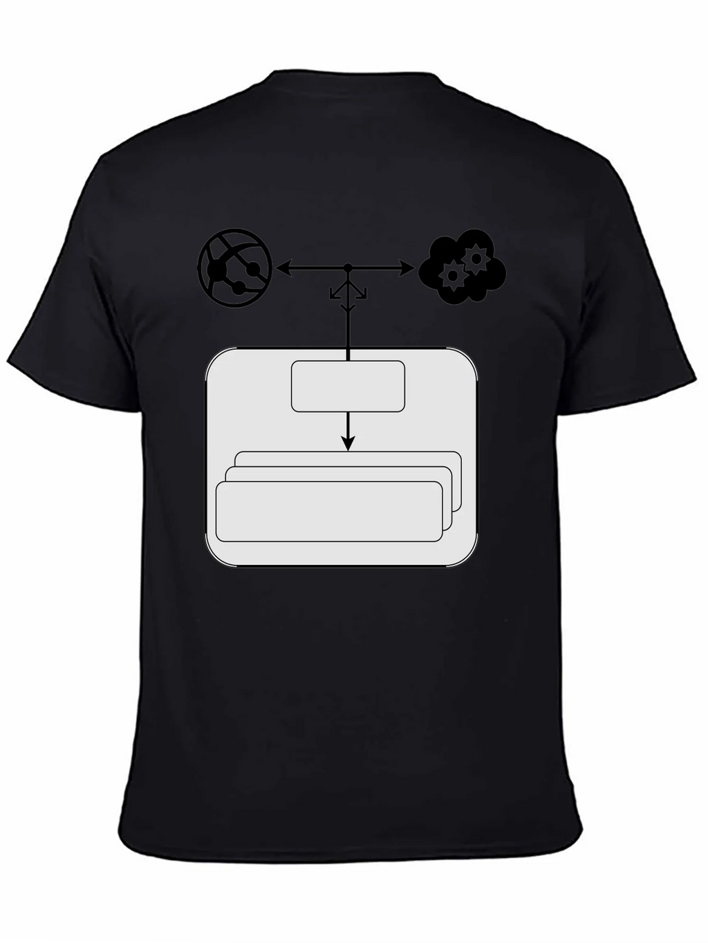 Cloud Network T-Shirt: Server Data Flow Tee product image 3