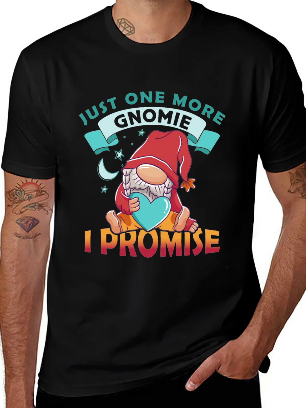 Gnomie Promise T-Shirt - Cute Gnome Lover Tee product image 1