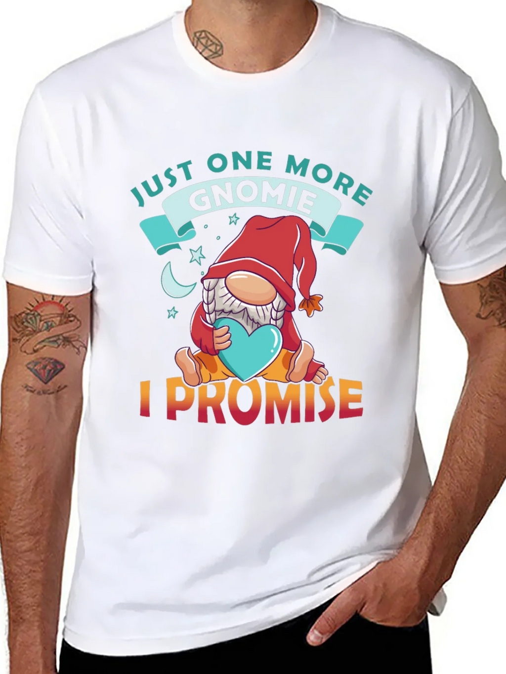 Gnomie Promise T-Shirt - Cute Gnome Lover Tee product image 7