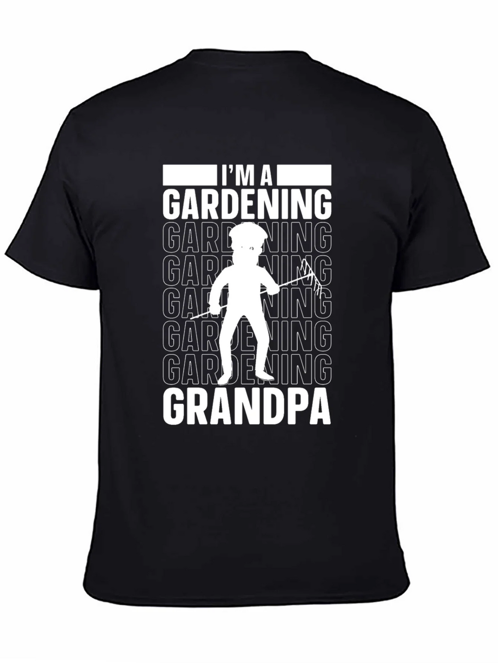 Gardening Grandpa T-Shirt - Black product image 4