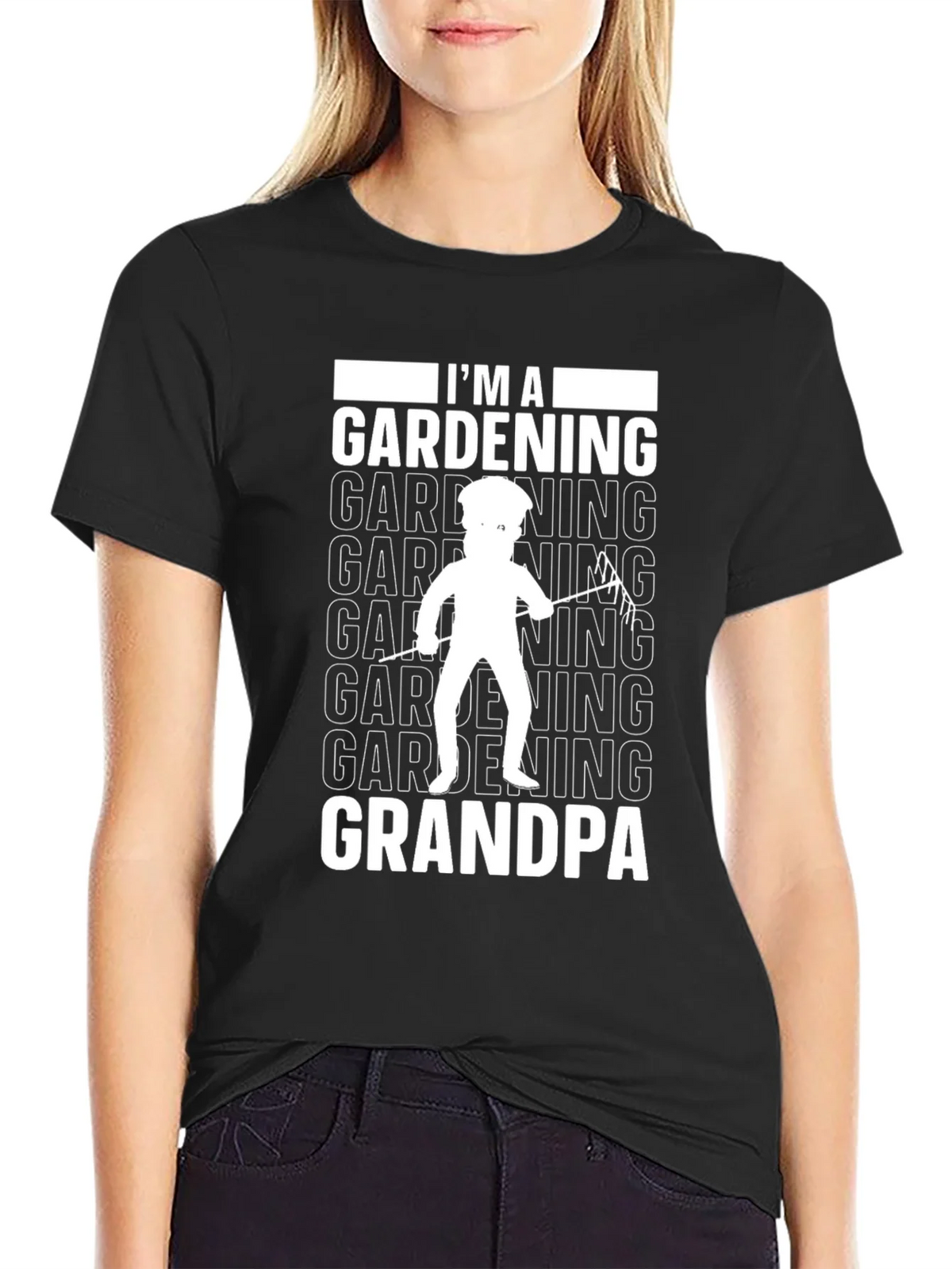 Gardening Grandpa T-Shirt - Black product image 2
