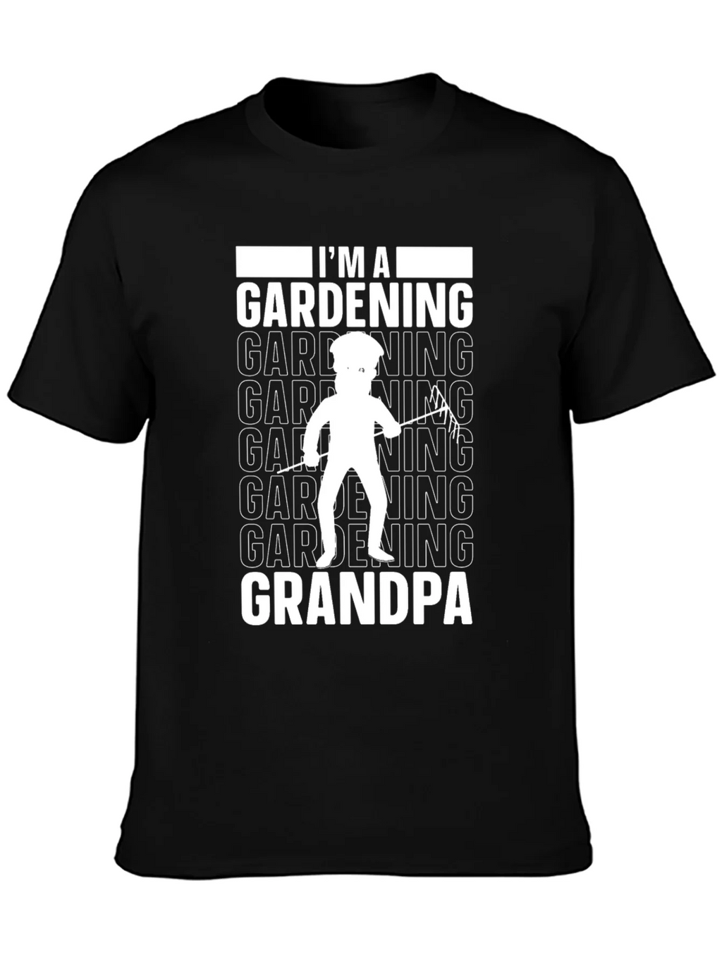 Gardening Grandpa T-Shirt - Black product image 3