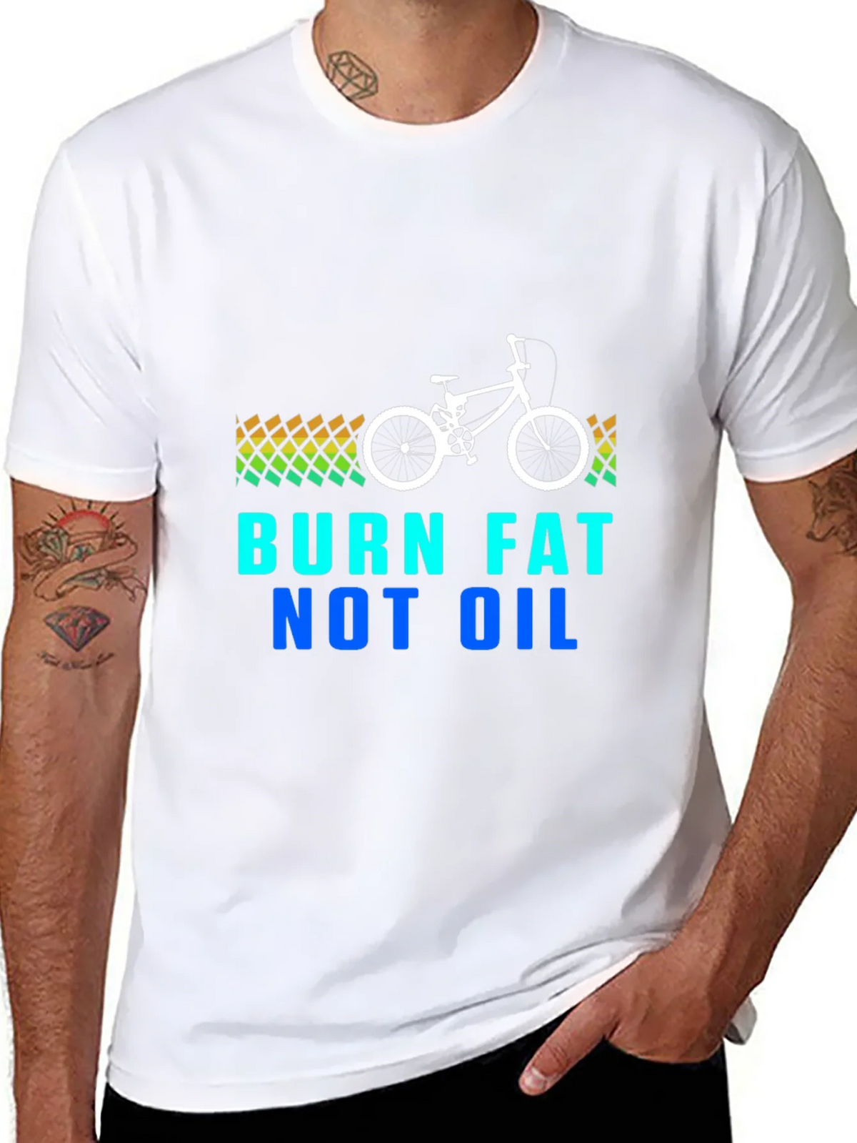 Burn Fat Not Oil - Graphic Tee product image 7