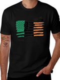 Illinois Irish American Flag St. Patricks Day T-Shirt product image 1