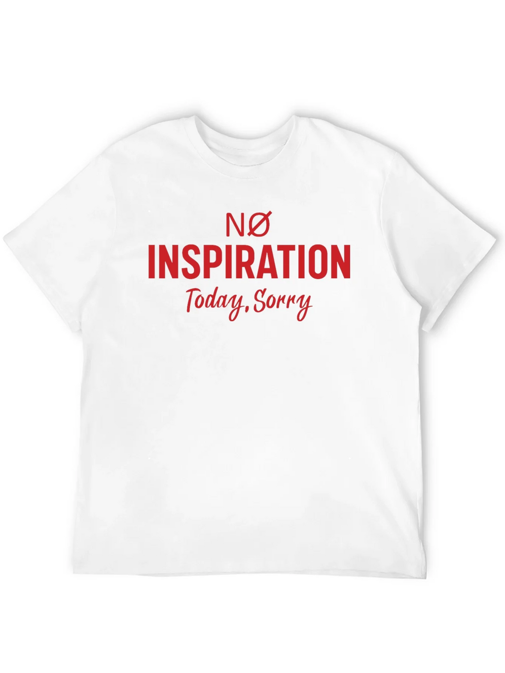No Inspiration Graphic Tee - Black Cotton T-Shirt product image 11