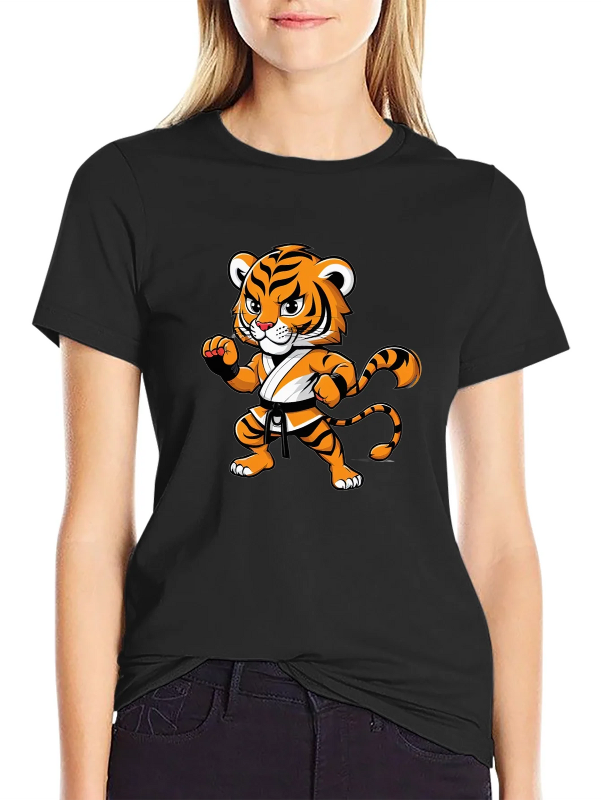 Tiger Karate Black T-Shirt product image 2