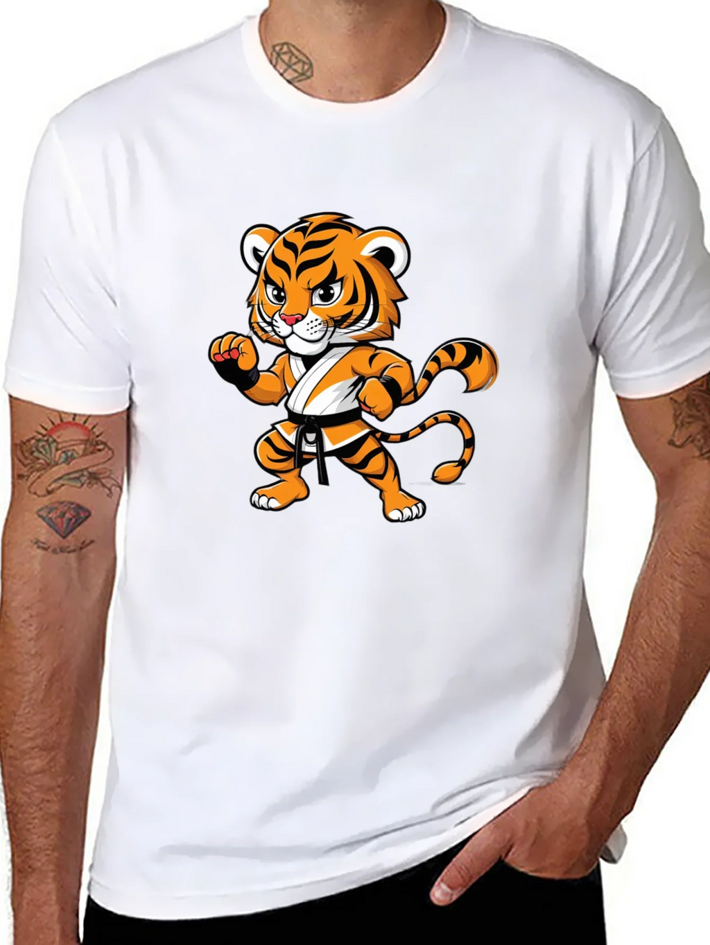 Tiger Karate Black T-Shirt product image 5