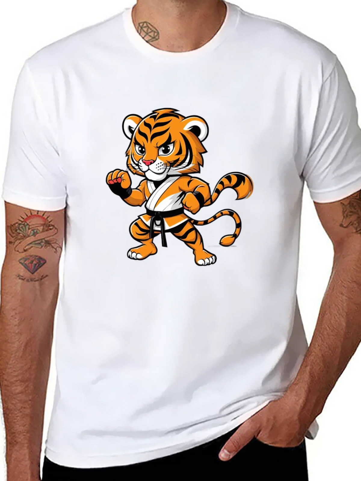 Tiger Karate Black T-Shirt product image 5