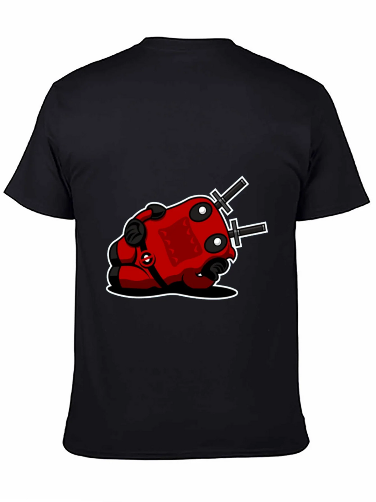 Deadpool-Inspired Black T-Shirt product image 4
