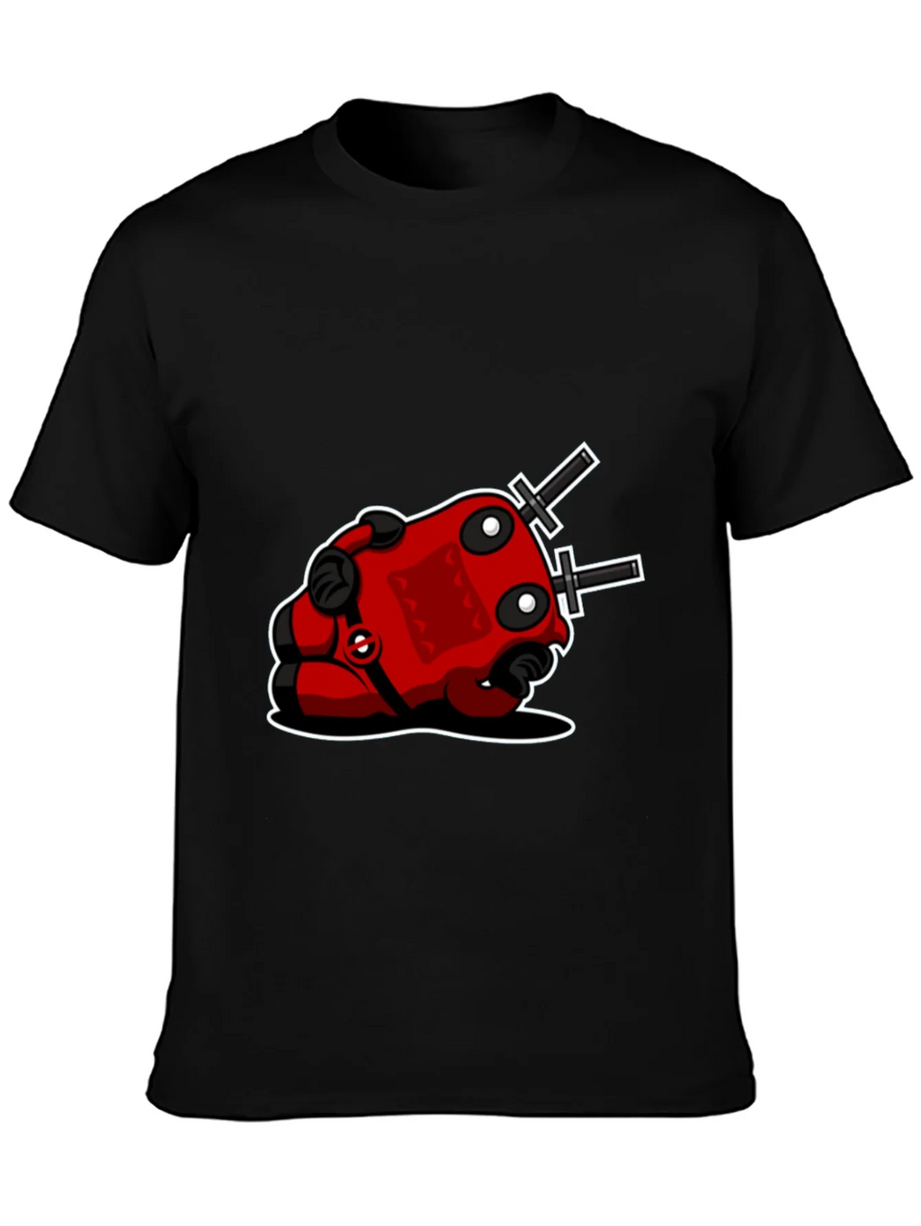 Deadpool-Inspired Black T-Shirt product image 3