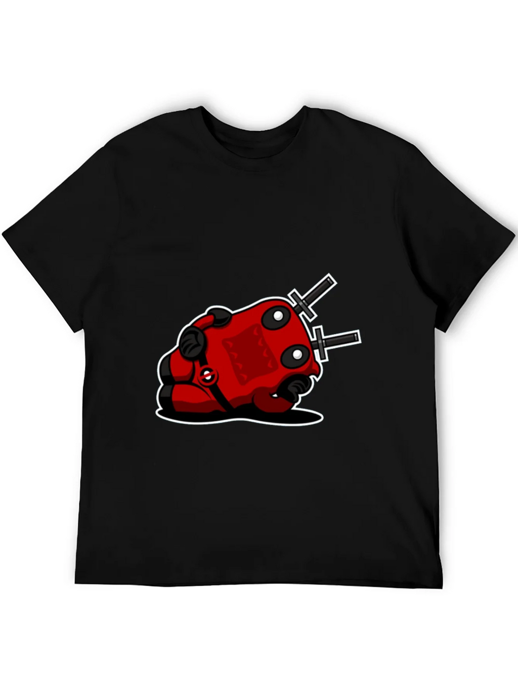 Deadpool-Inspired Black T-Shirt product image 5