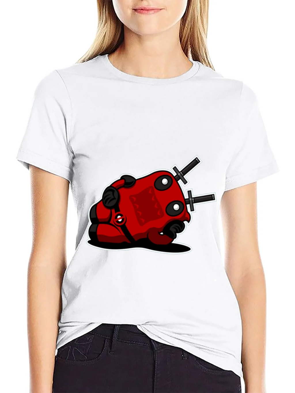 Deadpool-Inspired Black T-Shirt product image 8