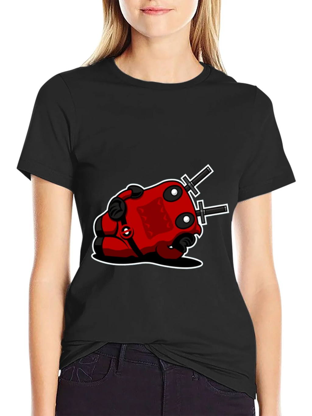 Deadpool-Inspired Black T-Shirt product image 2