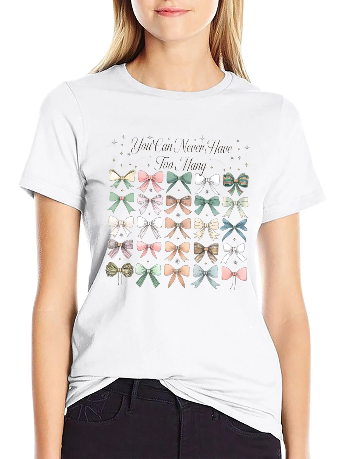 Bow Pattern T-Shirt - You Can Never Have Too Many product image 6