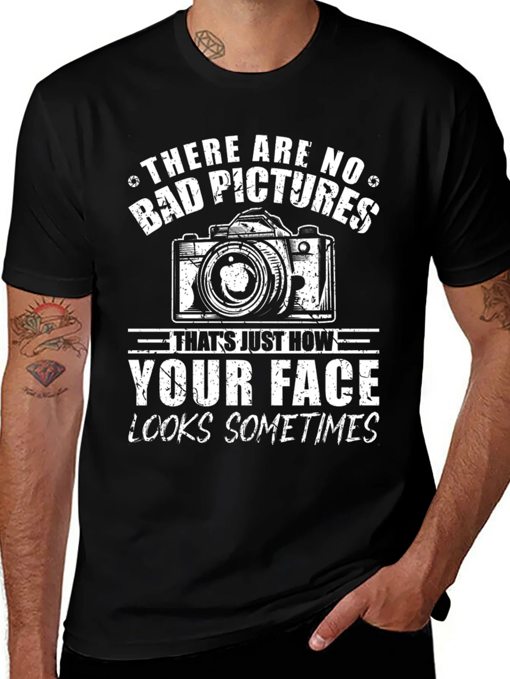 Funny Photography T-Shirt - No Bad Pictures product image 1