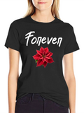 Forever Poinsettia Graphic Tee - Unisex Casual Wear product image 1