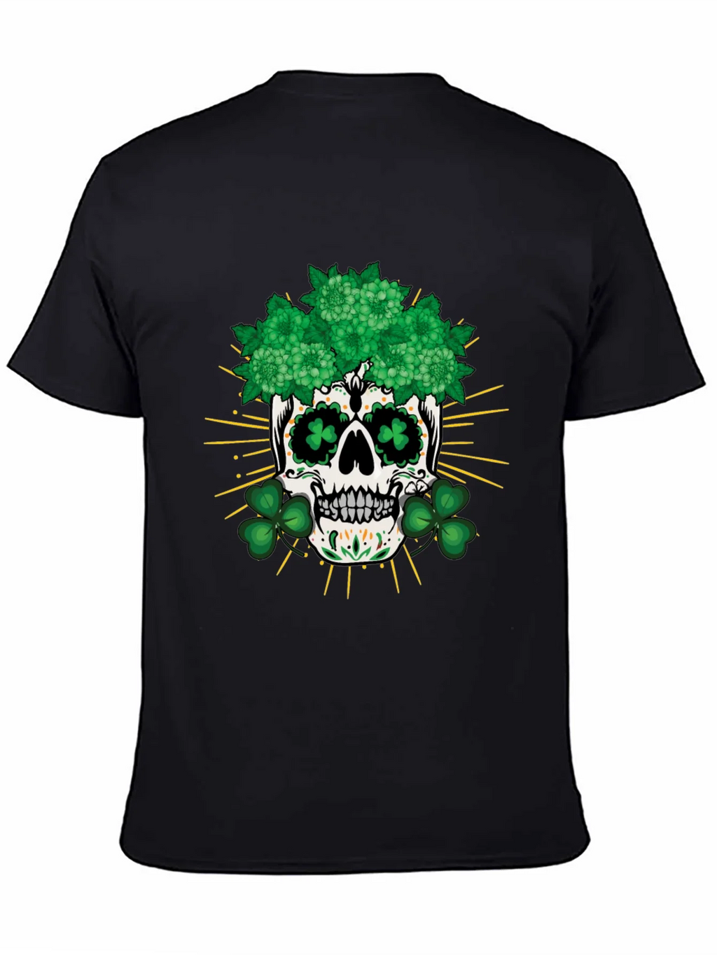 St. Patricks Day Skull Graphic Tee product image 1