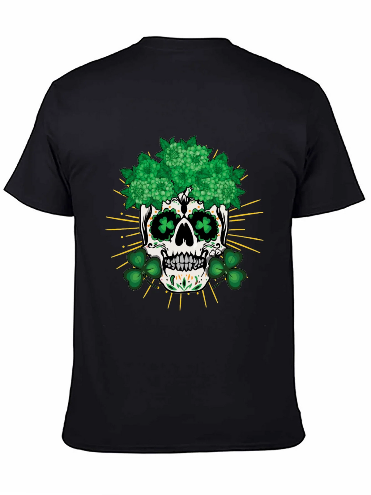 St. Patricks Day Skull Graphic Tee product image 1