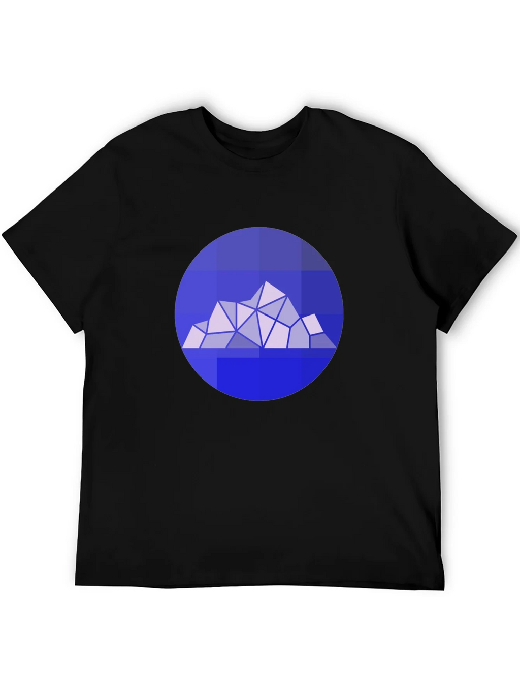 Geometric Mountain Graphic Tee - Modern Style product image 5