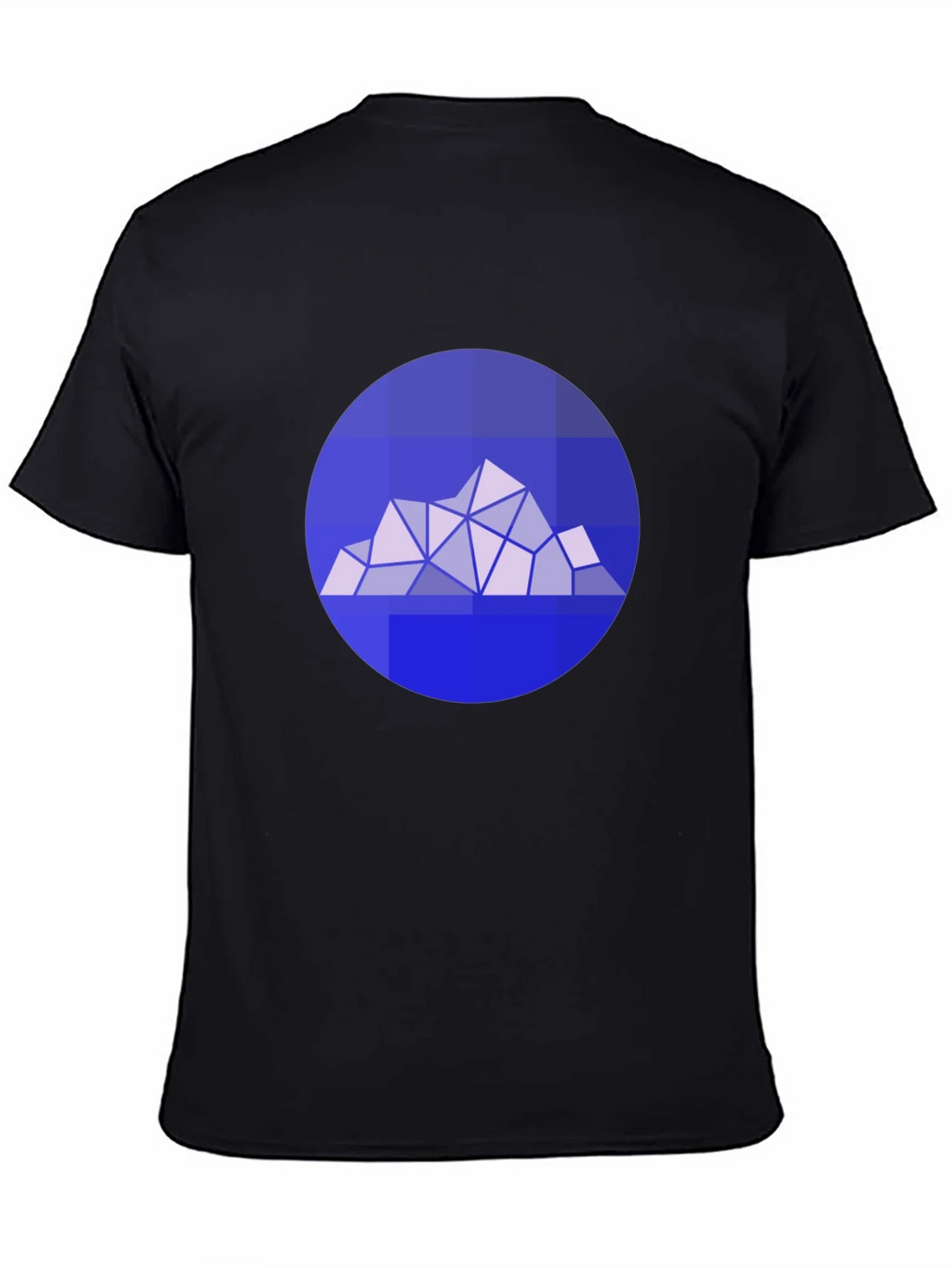 Geometric Mountain Graphic Tee - Modern Style product image 4