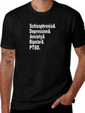 Mental Health Awareness T-Shirt: Schizophrenia Depression product image 1