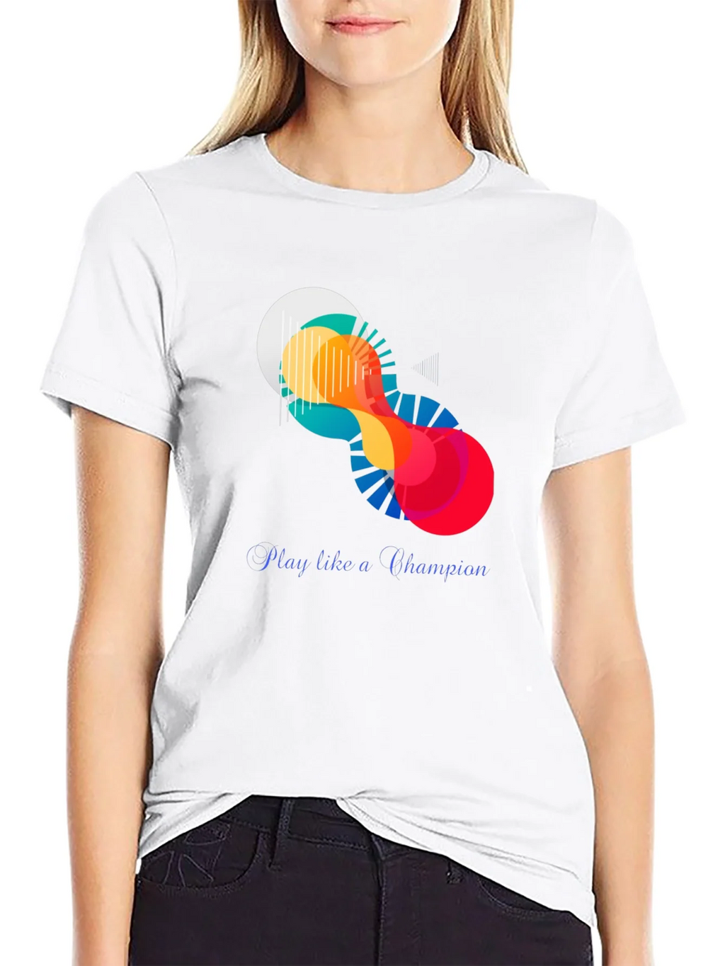 Abstract Art Graphic Tee - Play Like a Champion product image 8