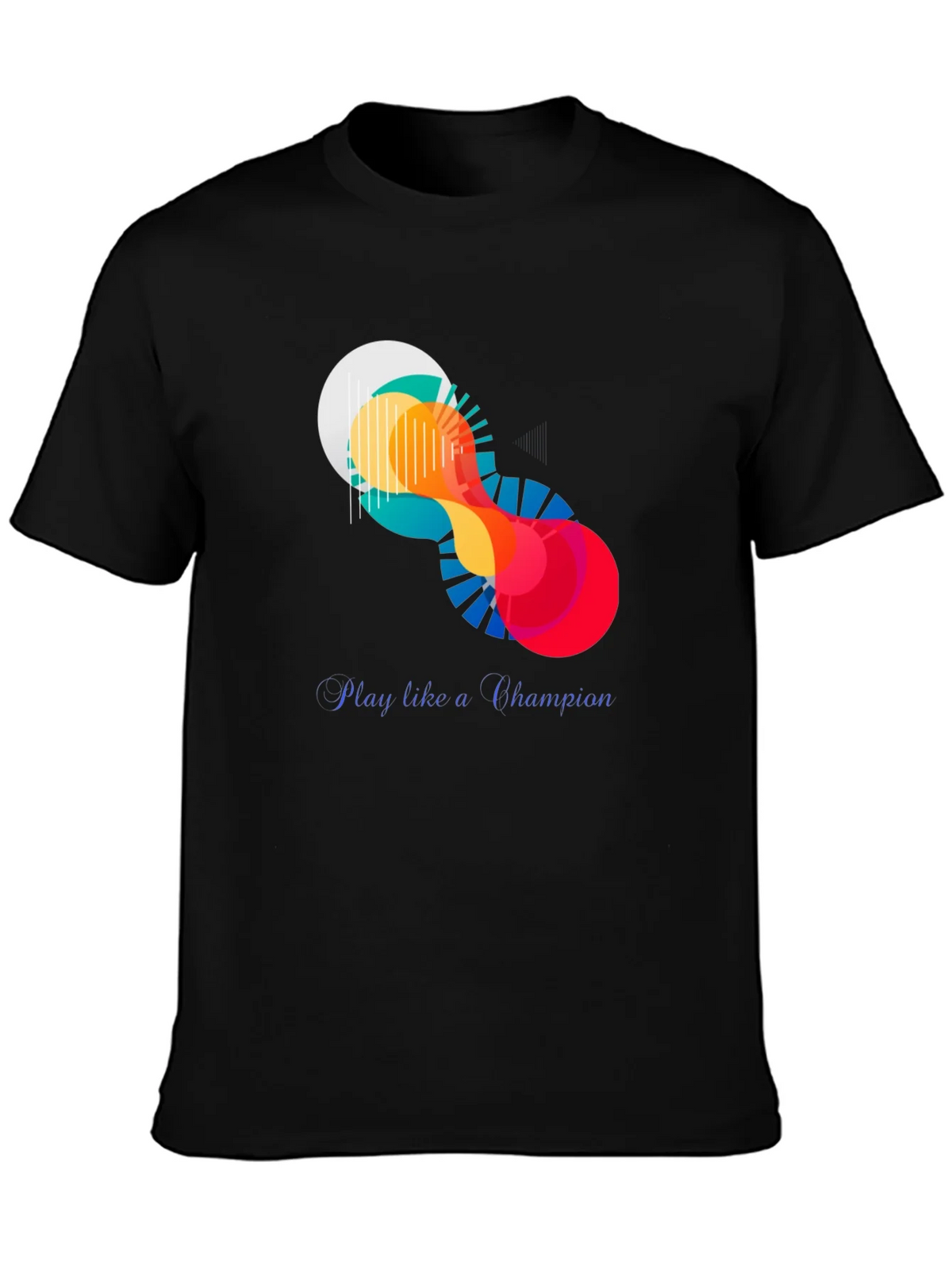 Abstract Art Graphic Tee - Play Like a Champion product image 3