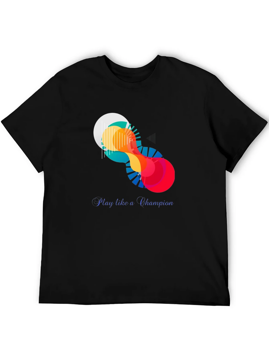 Abstract Art Graphic Tee - Play Like a Champion product image 5