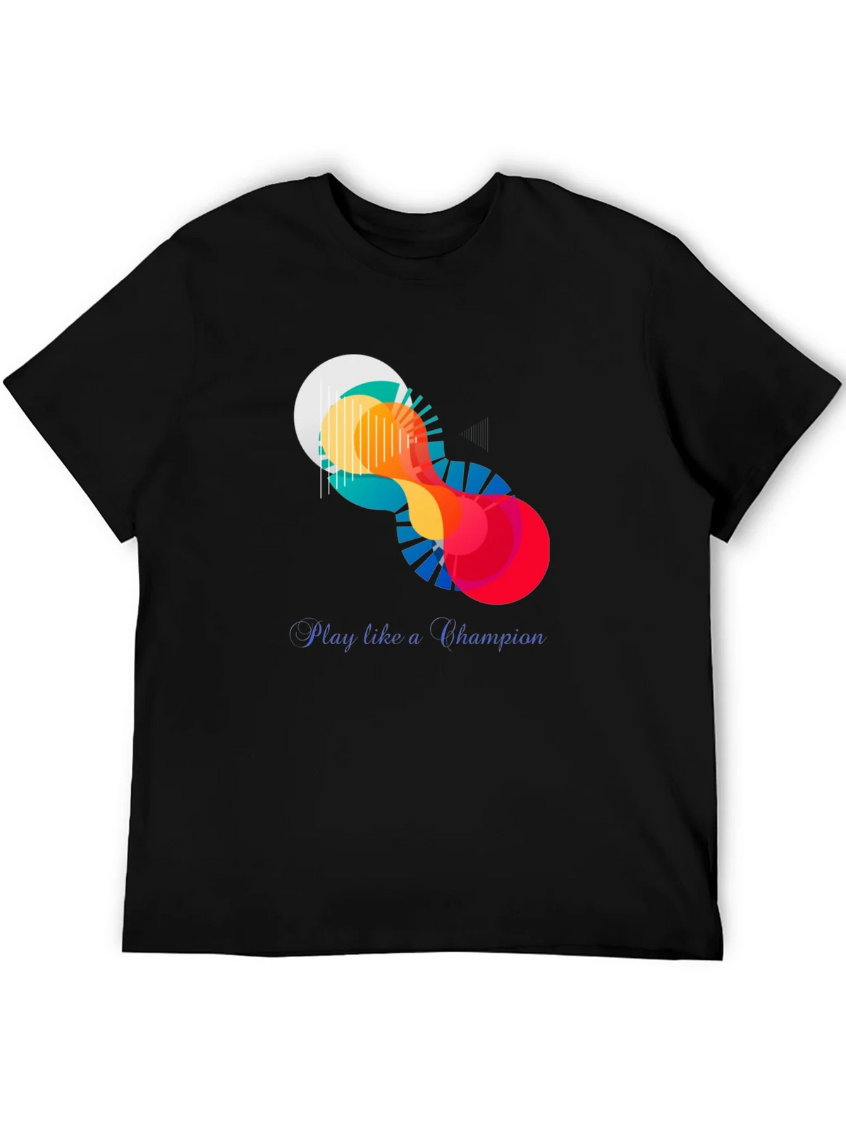 Abstract Art Graphic Tee - Play Like a Champion product image 5