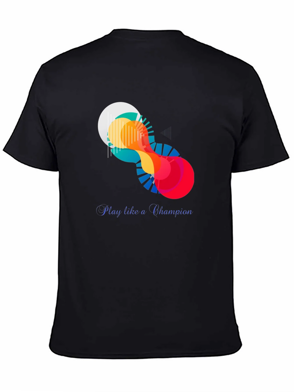 Abstract Art Graphic Tee - Play Like a Champion product image 4