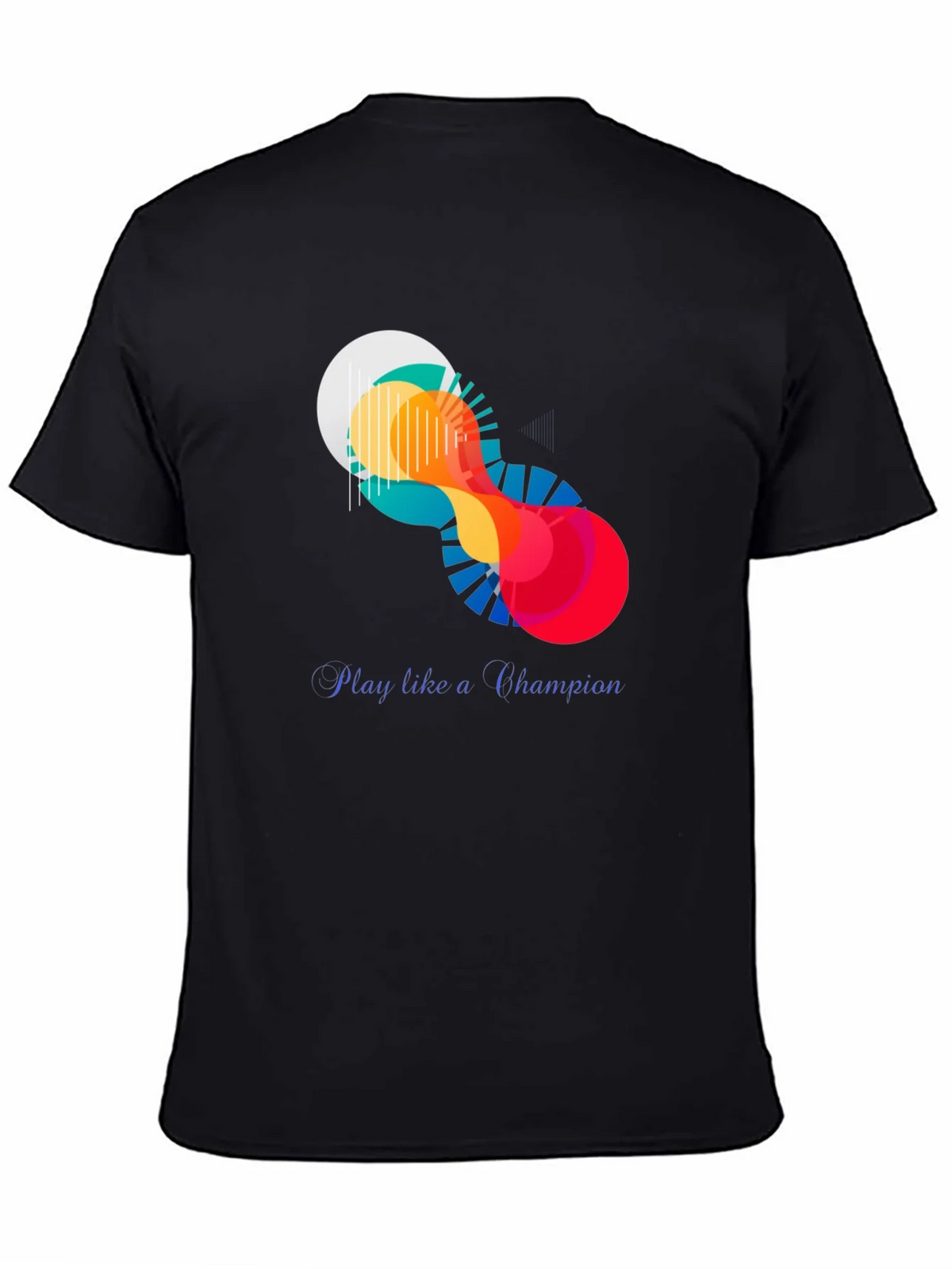Abstract Art Graphic Tee - Play Like a Champion product image 4