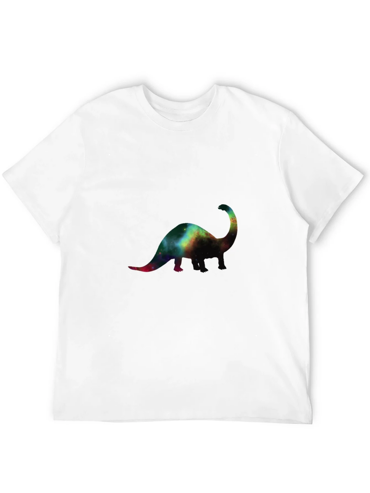 Galaxy Dinosaur Black T-Shirt product image 7