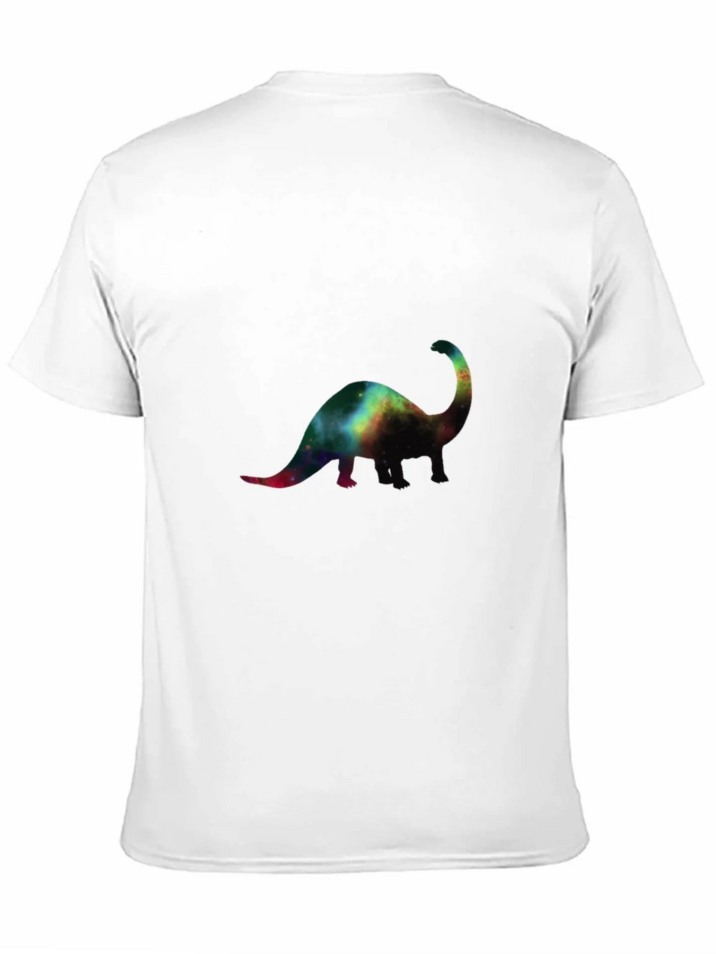 Galaxy Dinosaur Black T-Shirt product image 6