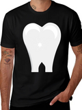 Tooth Graphic Black T-Shirt product image 1