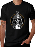 Vintage Lantern Graphic Tee - Camping Adventure product image 1